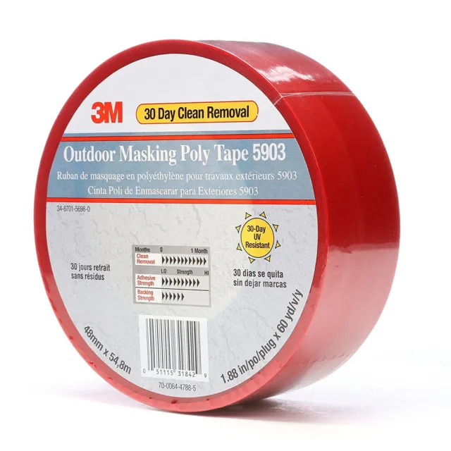 Outdoor Masking Tape, Red, 48mm x 54.8m