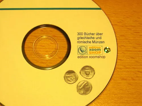 █ 300 Bücher über griechische und römische Münzen (antike Numismatik) auf DVD