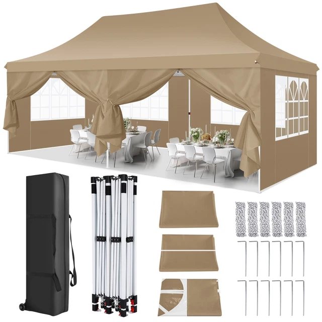 3x3m/3x4,5/3x6m Pavillon Gartenpavillon Gartenzelt Partyzelt Pavilon Pavillion