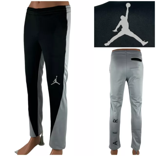 Jordan Flight Air 23 Pants Big Boys XL Black Gray Therma Fit Nike 954312 NWT $50