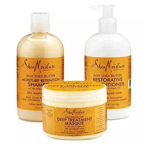 Shea Moisture Raw Shea Butter Retention Shampoo| Conditioner| Masque Full Range