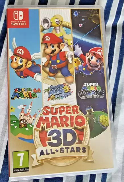 Super Mario 3D All Stars Nintendo Switch Game Including Case