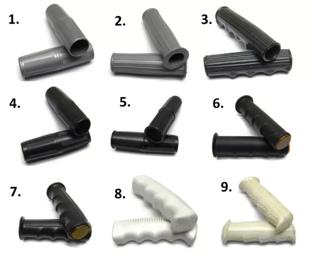 VINTAGE PLASTICHE CASSANO Bicycle Bike Handlebar Grips Retro 22mm