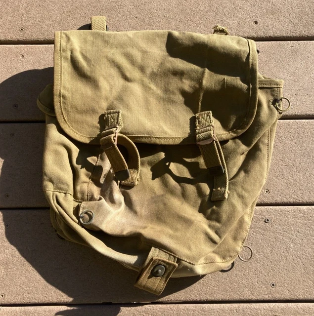 WW2 USMC US Marine Corps Officer Musette Shoulder Bag Field Gear