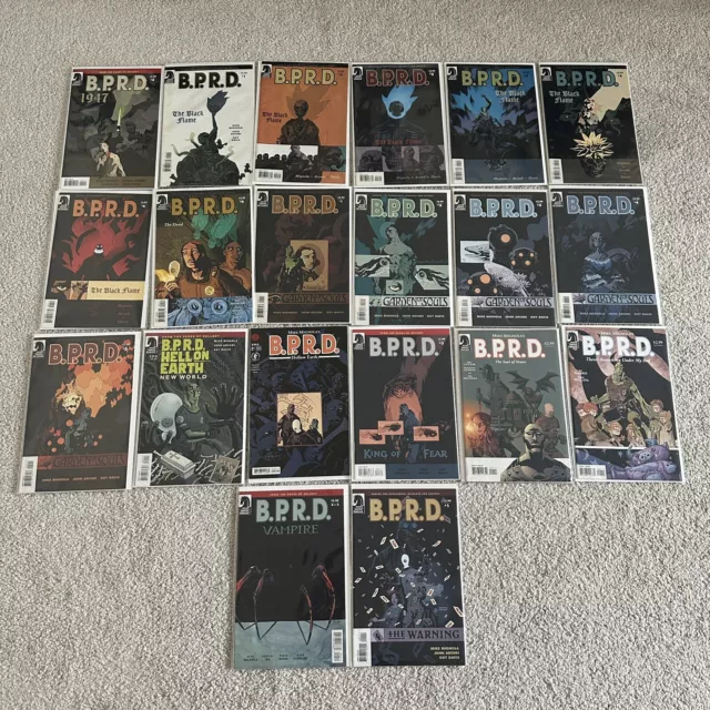 Dark Horse Comics BPRD Lot Black Flame Garden of Souls Hollow Earth Hellboy