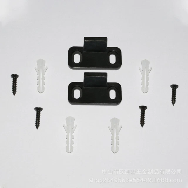 2 Pc X Barn Door Guides Adjustable Stay Roller For Bottom Sliding Door Lot 8