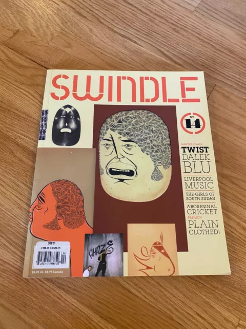 Swindle magazine Issue 14 Barry McGee Dalek Street Art Graphic Design Type Fonts