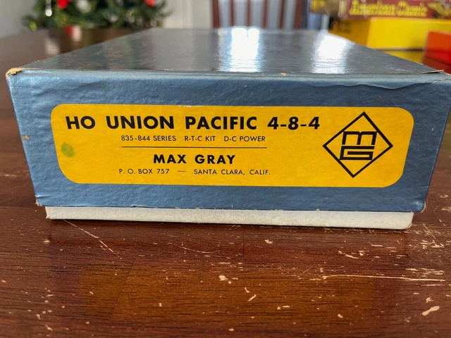 Vintage HO Brass Max Gray Union Pacific FEF3 4-8-4 #8444
