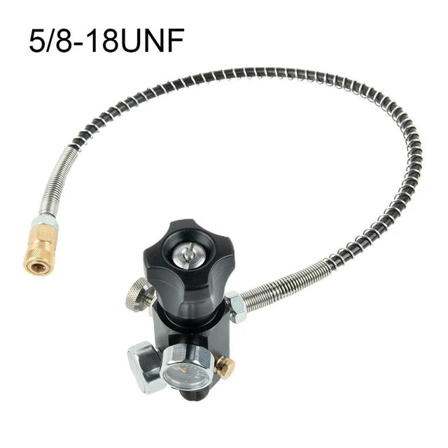 Filling Valve 5/8-18UNF Dual Charge Valve Air Fill Station Fill Adapter