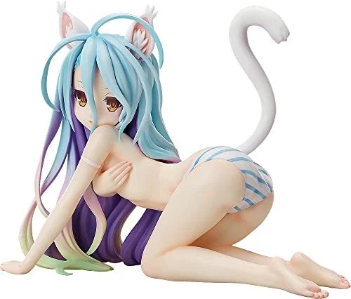 No Game No Life B Style White Cat Ver. 1/4 Scale PVC Painted Complete Figure-KS