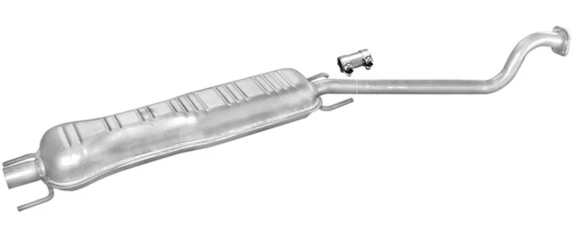 Échappement Principal / Silencieux Pot Moyen pour Opel Astra G 1,6 - 2,0 16V