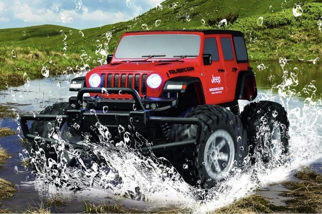 JOZEN RADIO CONTROLLED Jeep Wrangler Rubicon Red £78.65 - PicClick UK