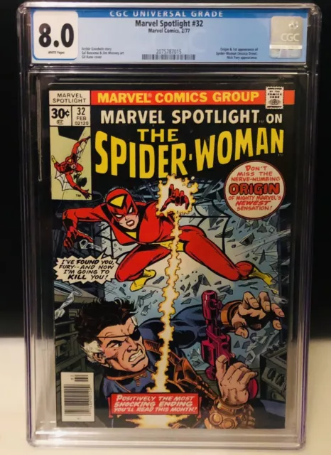 Marvel Spotlight #32 Comic Marvel Comics 1st app Spider-Woman CGC 8.0