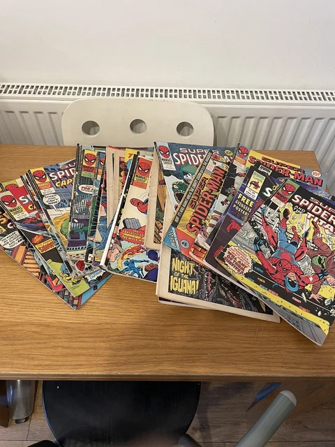 RARE Vintage Spider- Man MARVEL Comic Bundle / Job Lot  - Highly Collectable@