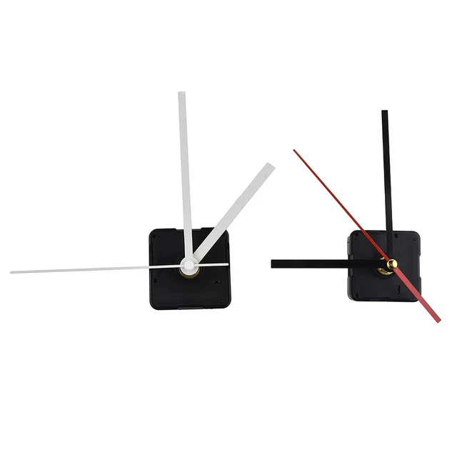 SILENT QUARTZ CLOCK Mechanism Kit Long Shaft Clock Motor Movement ...