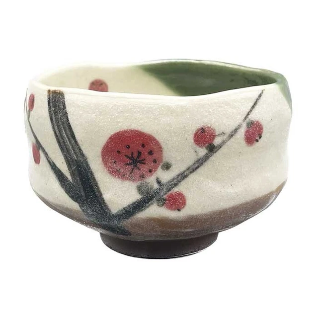 Bol à Matcha Japonais (chawan) - Céramique Mino-Ware Peinte à La Main - Noir Et Blanc - 510ml