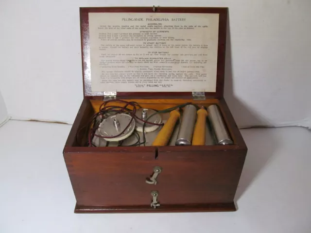 Antique The George P & Son Co Pilling Made Philadelphia Battery Quack Medicine