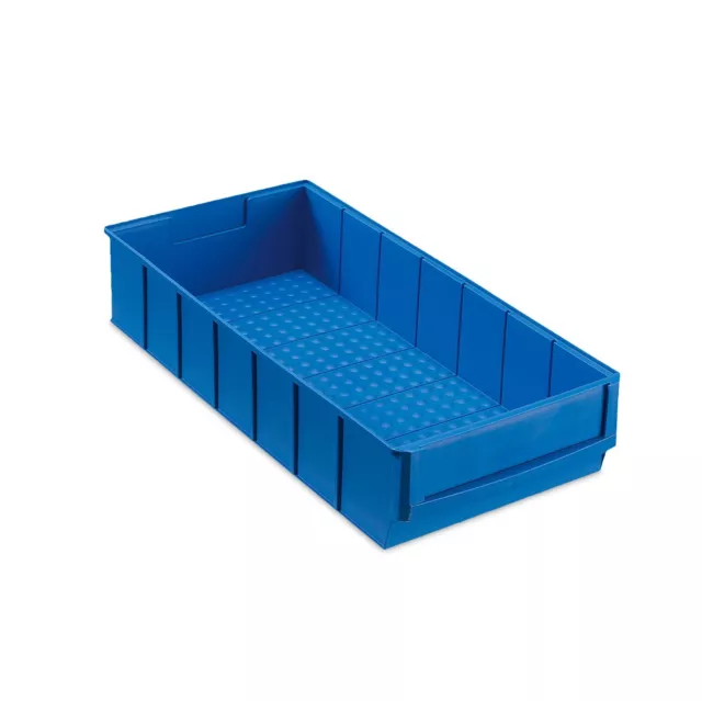 Vorteilspack Industrieboxen Kisten Schütte Kasten breit 400x183x81mm rot, blau 2
