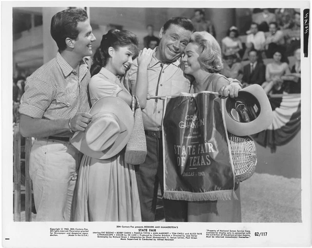 Orig. 8x10 "State Fair" - ALICE FAYE - PAT BOONE - PAMELA TIFFIN - TOM EWELL