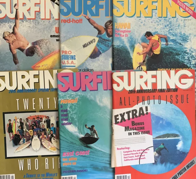 SURFING MAGAZINE LOT 1984 Special Editions Like New Archived Vintage Vol 20