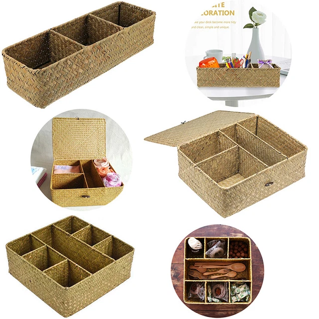 Geflochtener Aufbewahrungskorb Aus Baumwollseil - 13x14cm, Schwarz, Deko & Organizer