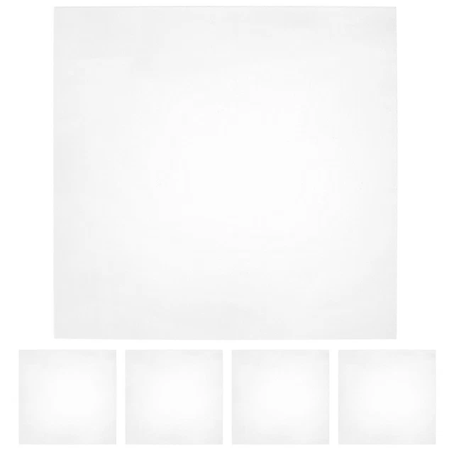 5 piezas Tablero de pintura acrílica Letrero decorativo Hágalo usted mismo Letrero acrílico Hojas acrílicas