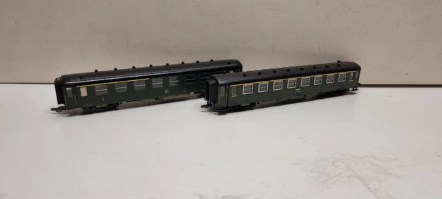 Voiture SNCF Jouef Ho – Ocem R A B9 Myfi 34462 – 2ème Classe Aménagée – Modélisme
