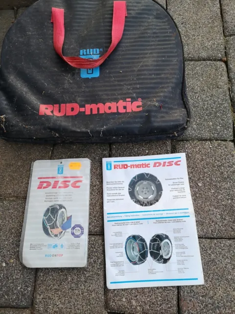 Schneeketten, RUD-matic DISC, sehr gute Qualität
