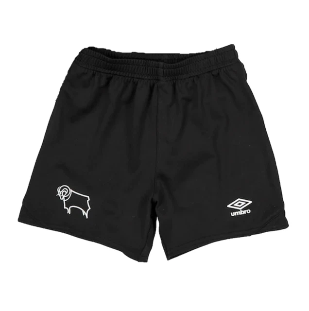 Kit calcio Derby County (taglia 6-7Y) pantaloncini e calzini Umbro per bambino - nuovi