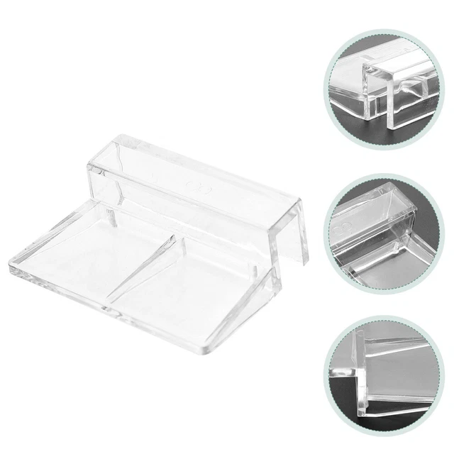 10 pcs transparent du réservoir de réservoir Clip de d'aquarium suppo