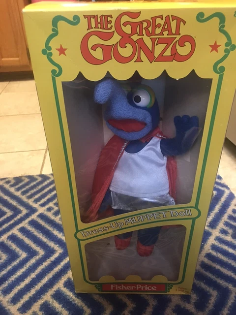 NIB 1982 Fisher-Price THE GREAT GONZO Dress Up Muppet Dolls, Jim Henson Vintage 13