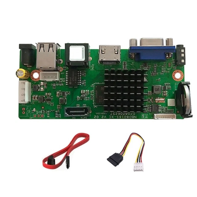 265 10 canales x 5 MP NVR DVR placa grabadora cámara IP máximo 12T cara X7V6