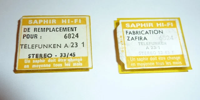Lot De 2 Diamants Stéréo Pour Autoradio - Compatible Telefunken / Zafira - Réf. A23/1 - Neuf