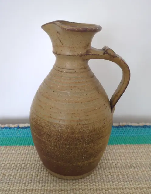 Vintage Mid Century Large Studio Pottery Stoneware Jug