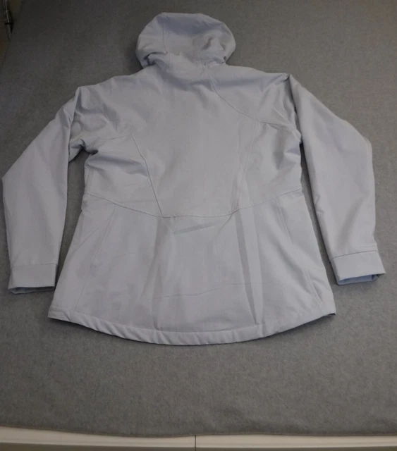 Kirkland Signature Size Large Light Blue Windbreaker Style Jacket with Hood