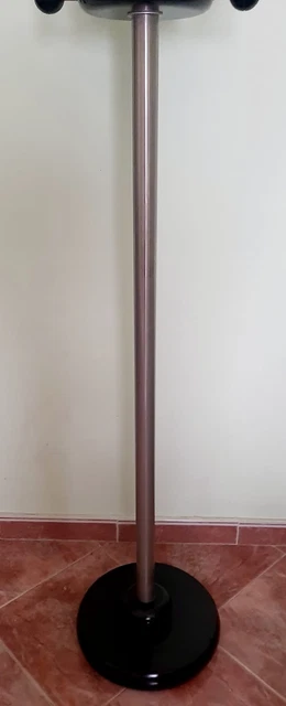 Porte-vêtements Vintage Pierre Cardin Années 70 - Design Rétro - Métal Laqué Blanc - Hauteur 120 Cm