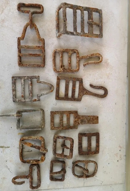 Fibbia WH 2a Guerra Mondiale Denazificata Usata Dai Partigiani - Foto 8