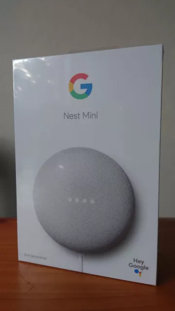 NEW Google Nest Mini (2nd Generation) Smart Speaker - Chalk