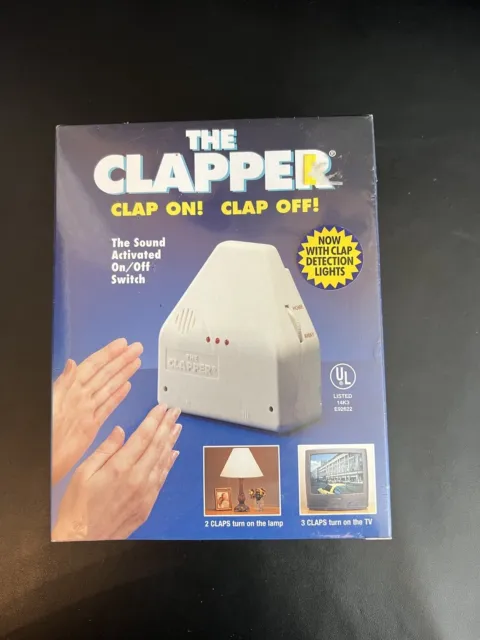 The Clapper Wireless Sound Activated On/Off Light Switch Clap Detection -  SEALED