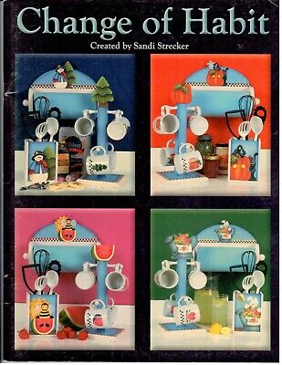 Cambio Of Habit Sandi Strecker Acrílico Decorativo Pintura Holiday Patrones Book
