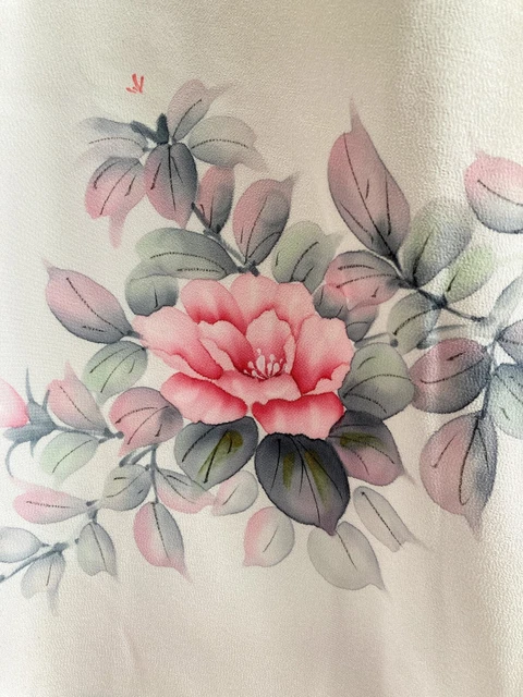 Vintage Japanese kimono - Beautiful Silk Kimono robe