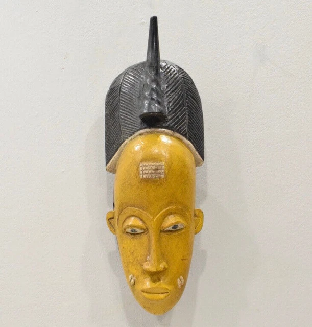 African Mask Baule Tribe Passport Mask Mali