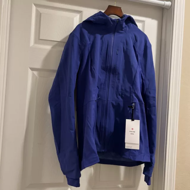 NWT LULULEMON CROSS Chill Jacket Psychic Blue Size : 8 $239.00 - PicClick