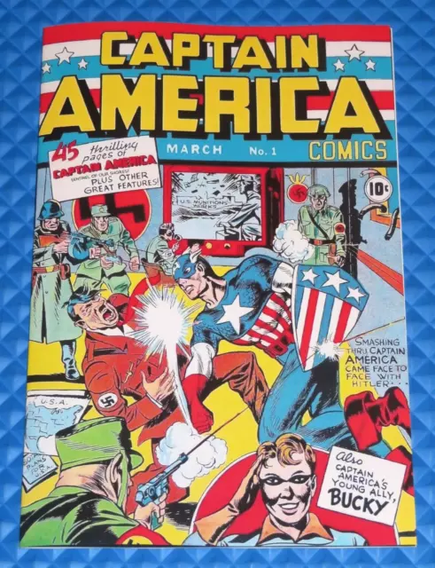 Captain America Comics #1 Facsimile Cover Marvel TB Reprint Interior 1st App