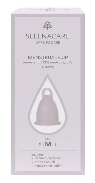 Selenacare Coupe Menstruelle Avec Récipient + Pochette Taille M