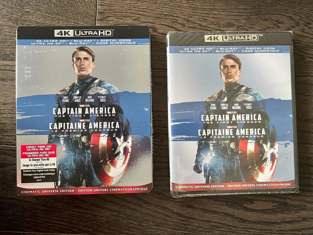 CAPTAIN AMERICA: THE First Avenger (4K UltraHD + Blu-ray + Digital Code
