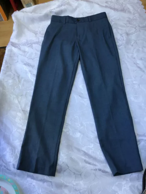 Bnnt Lovely Pair Boys Blue Formal/Wedding Trousers Next Signature Age 11Years