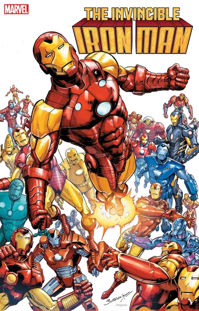 Invincible Iron Man #1 2ND Printing Bagley Variant