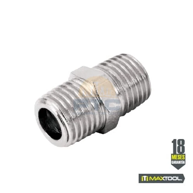 AKSI 306406 Chromed steel "MM" type nipple