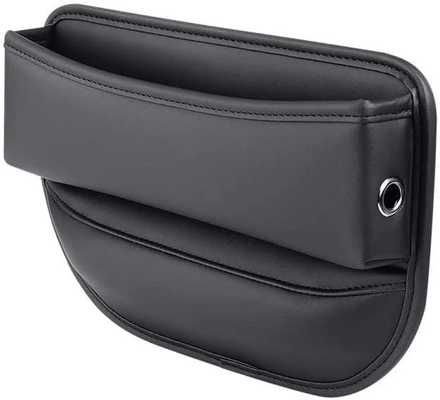 Leather Car Seat Organizer & Storage between Seats, Premium Car Accessories, Fro